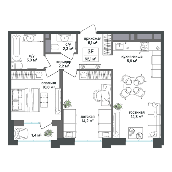 ЖК SokolInn Park, Москва | Жилой комплекс «СоколИнн Парк» рядом с парком Сокольники, группа «Эталон»